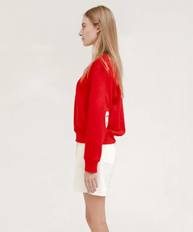 PIV'VEE Twins Sweatshirt - Cherry Red