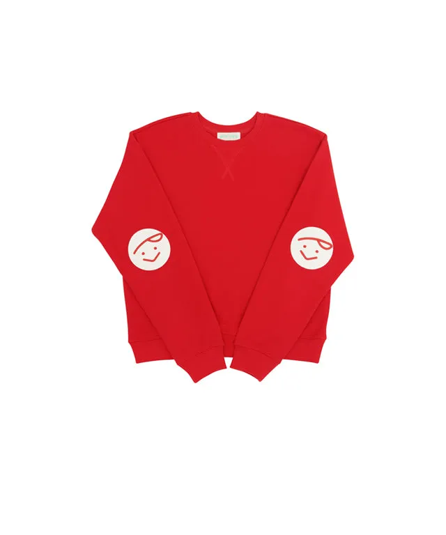 PIV'VEE Twins Sweatshirt - Cherry Red