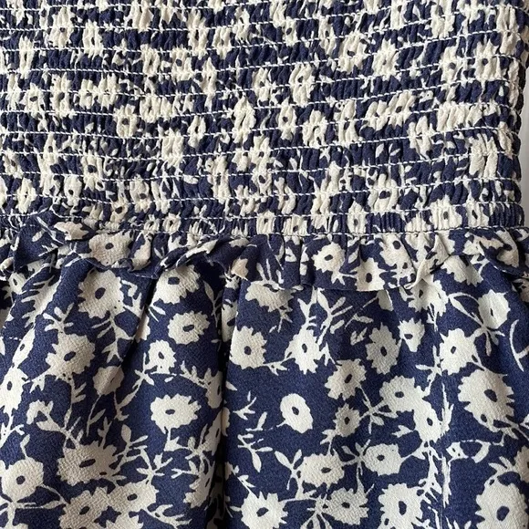 Rails Addison Skirt blue and white floral print sz small