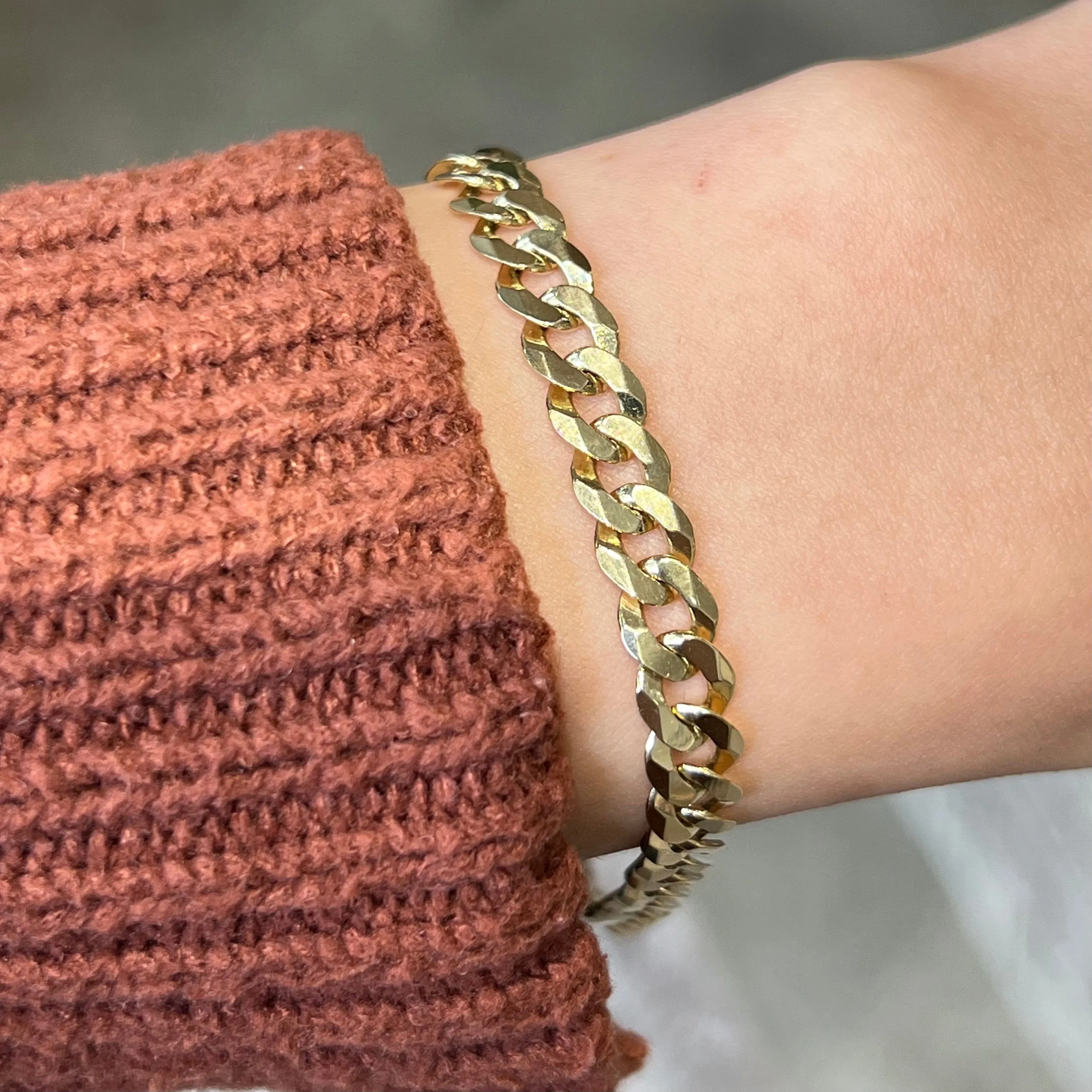 Ready to Ship - Heavy Curb Chain Bracelet