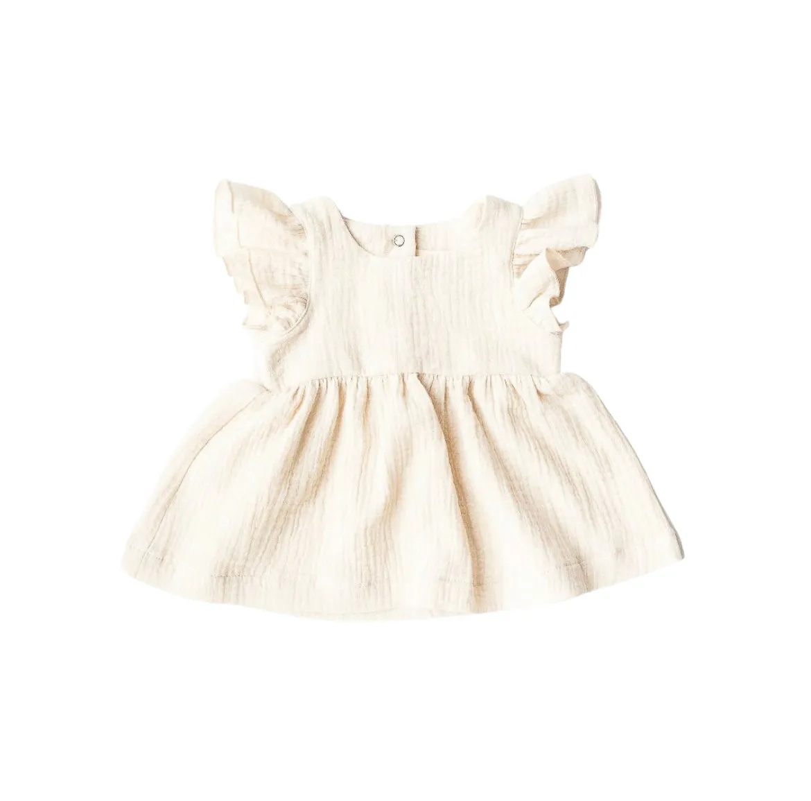 Ruffle Dress - Coconut Milk