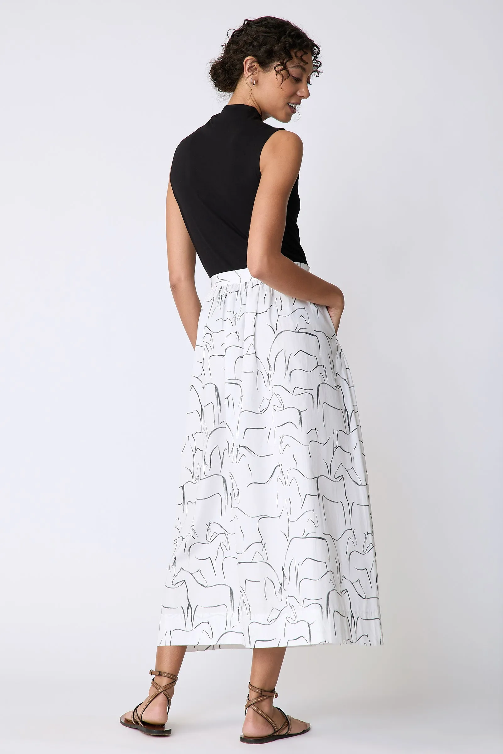 Sadie Skirt - Horse Print