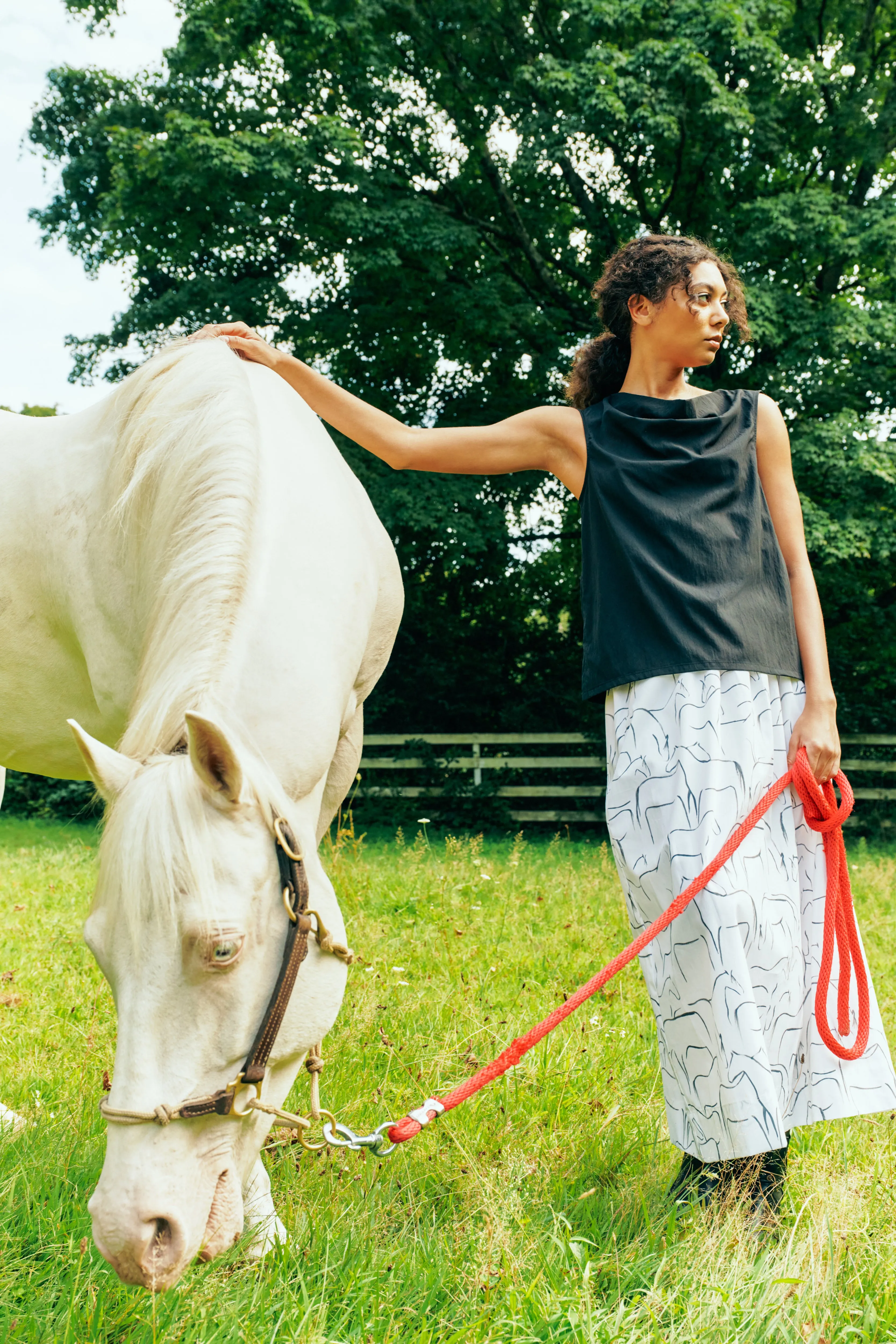 Sadie Skirt - Horse Print