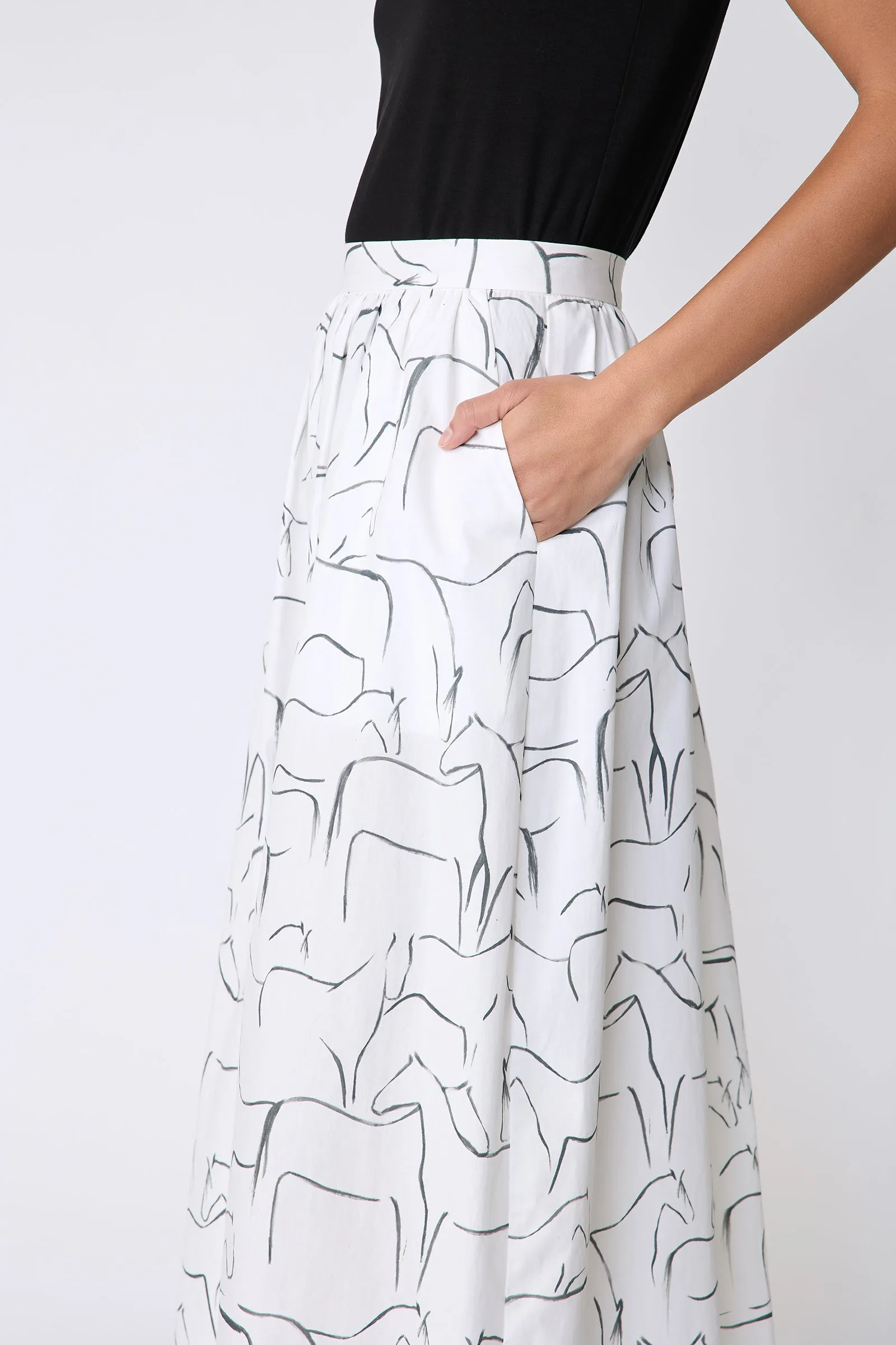 Sadie Skirt - Horse Print