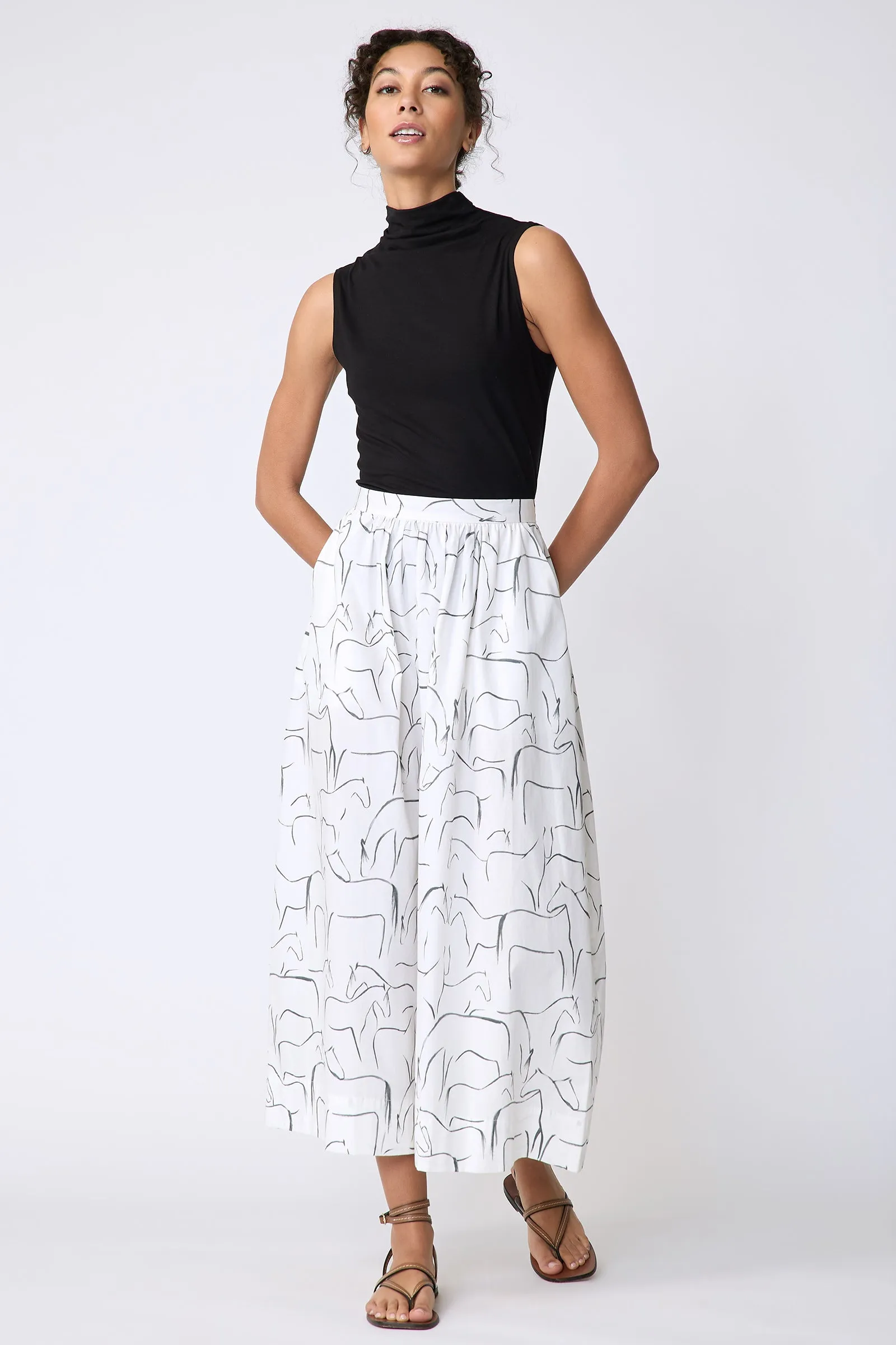 Sadie Skirt - Horse Print