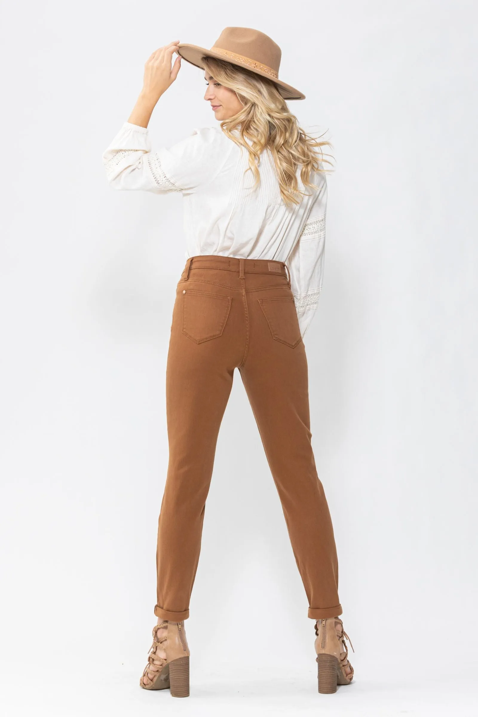Seasonal Perfection Slim Fit Jeans - Judy Blue - Brown