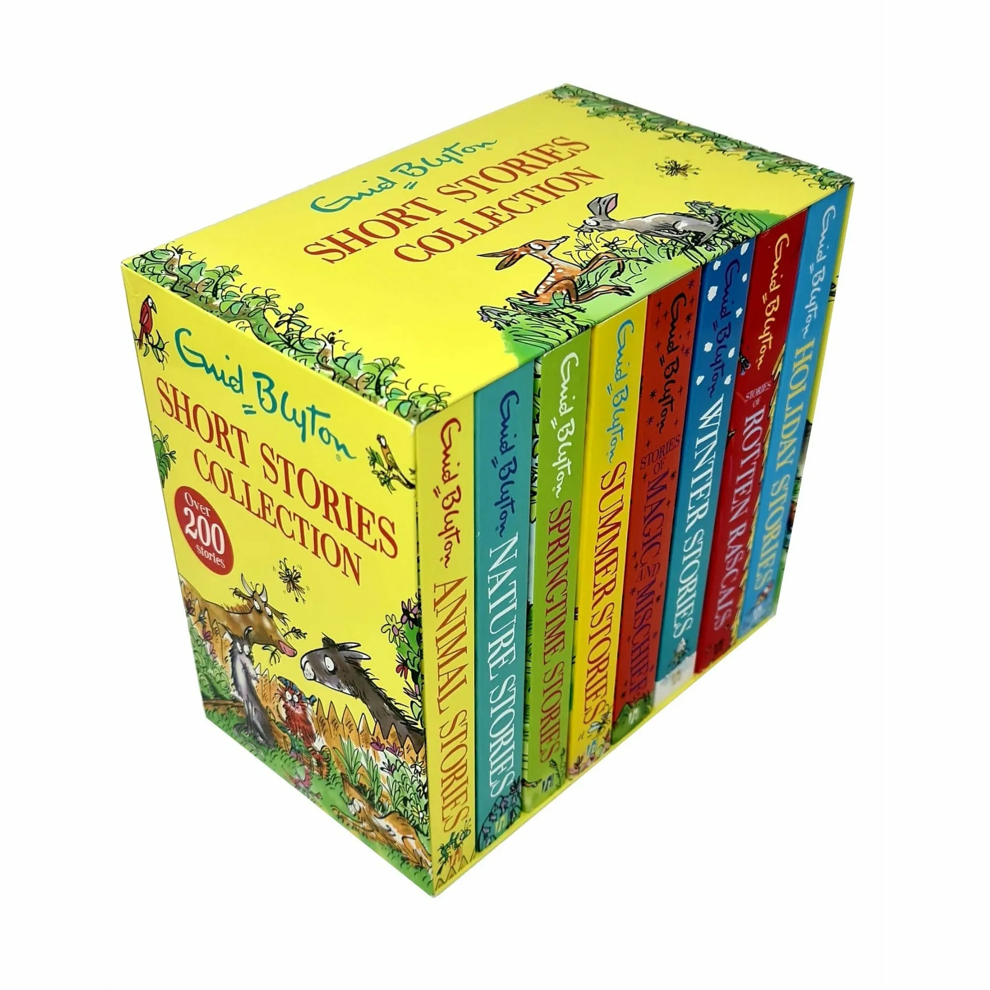 Short Stories Collection 8 Books Box Set by Enid Blyton (Animal, Nature, Springtime & More...)