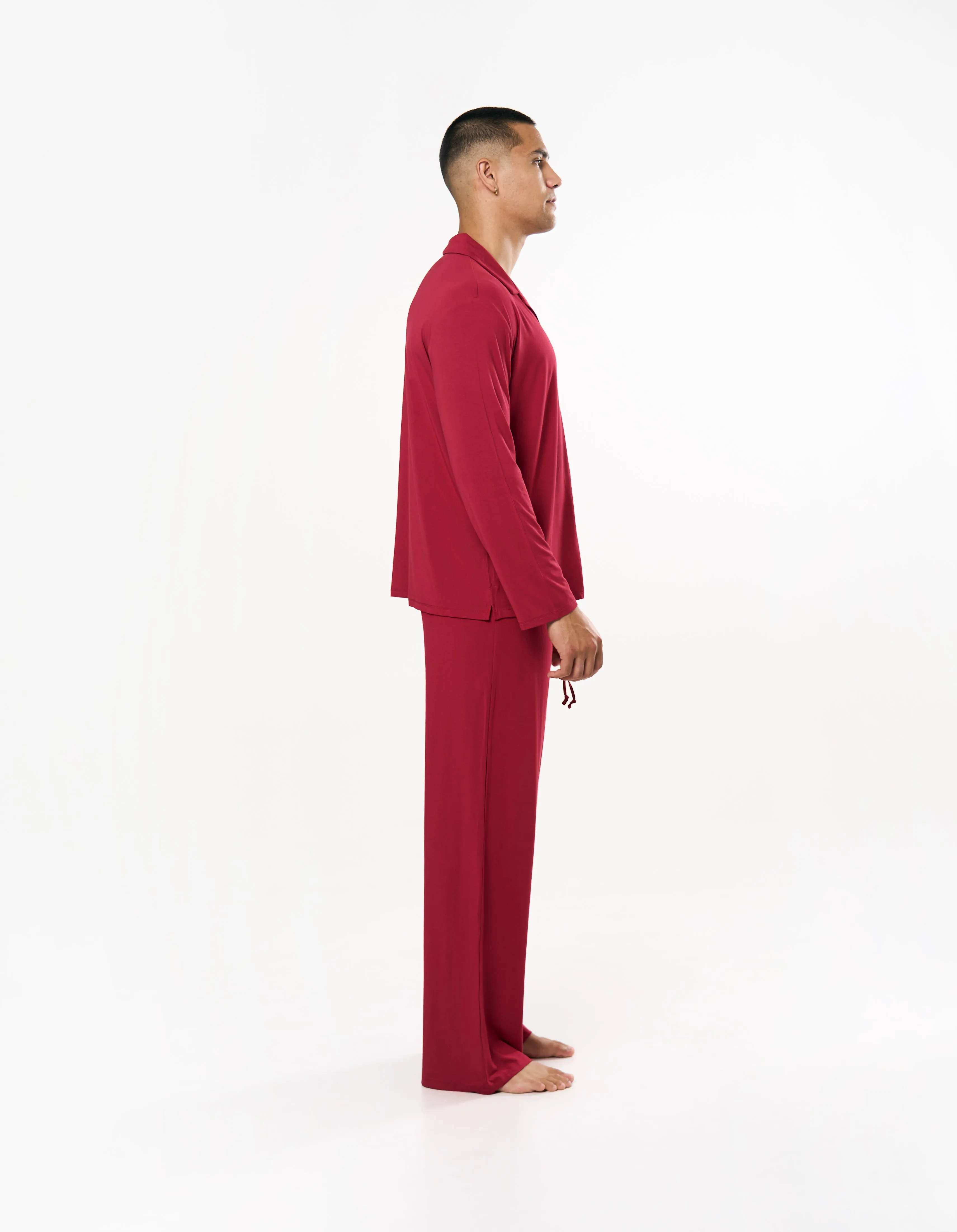 Sleep Long Sleeve Shirt - Cherry