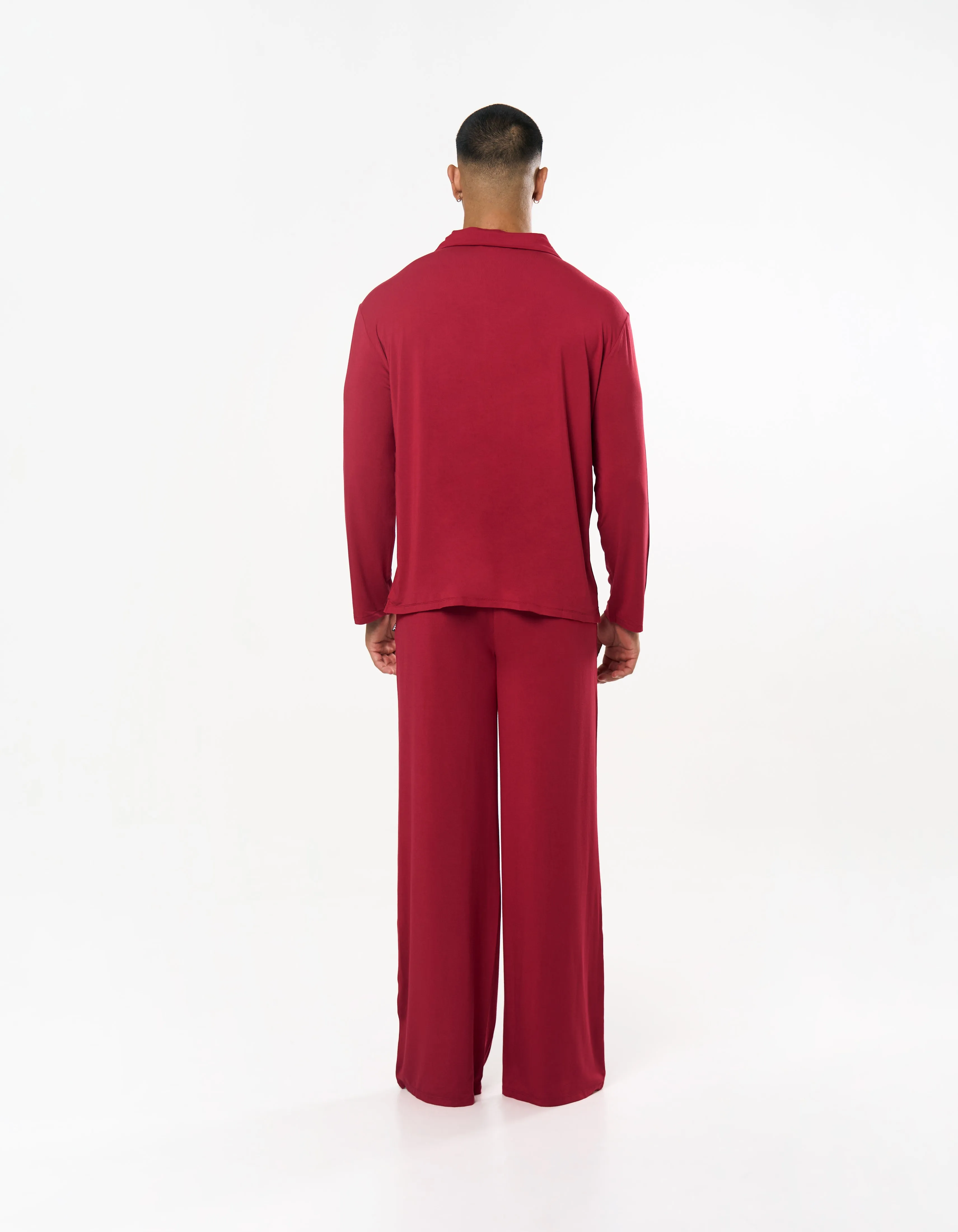 Sleep Long Sleeve Shirt - Cherry