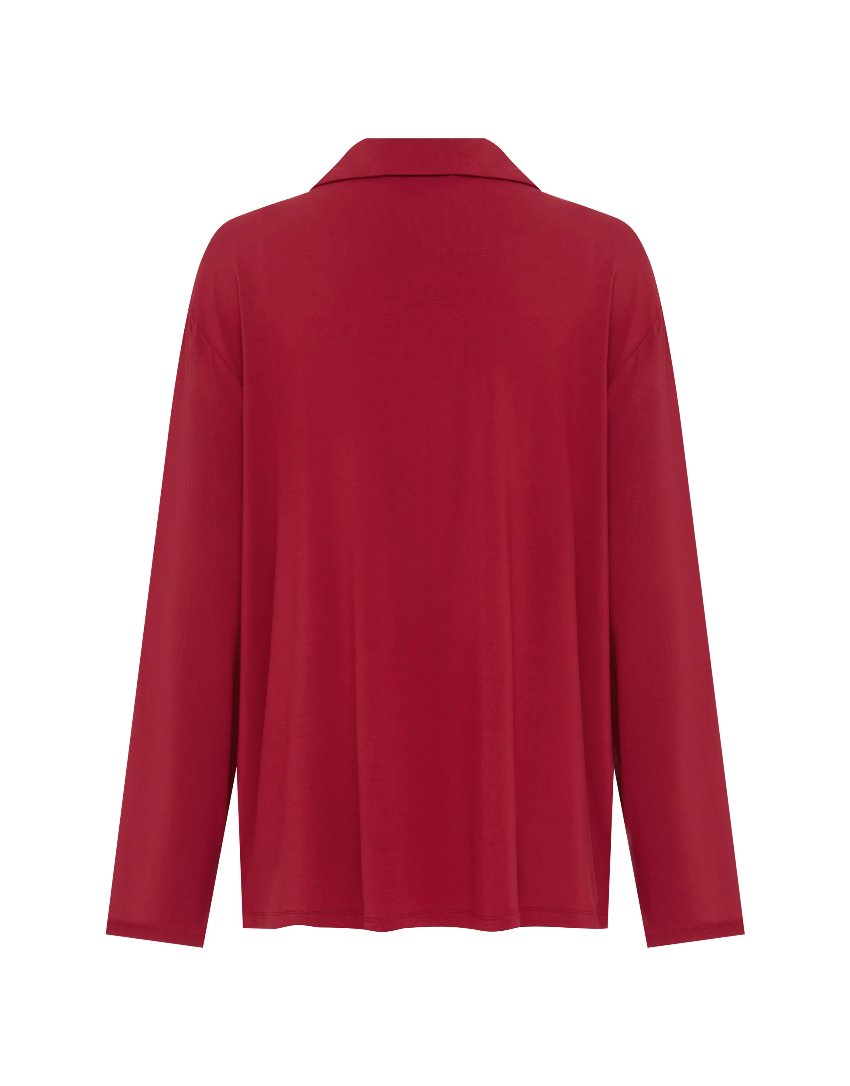 Sleep Long Sleeve Shirt - Cherry