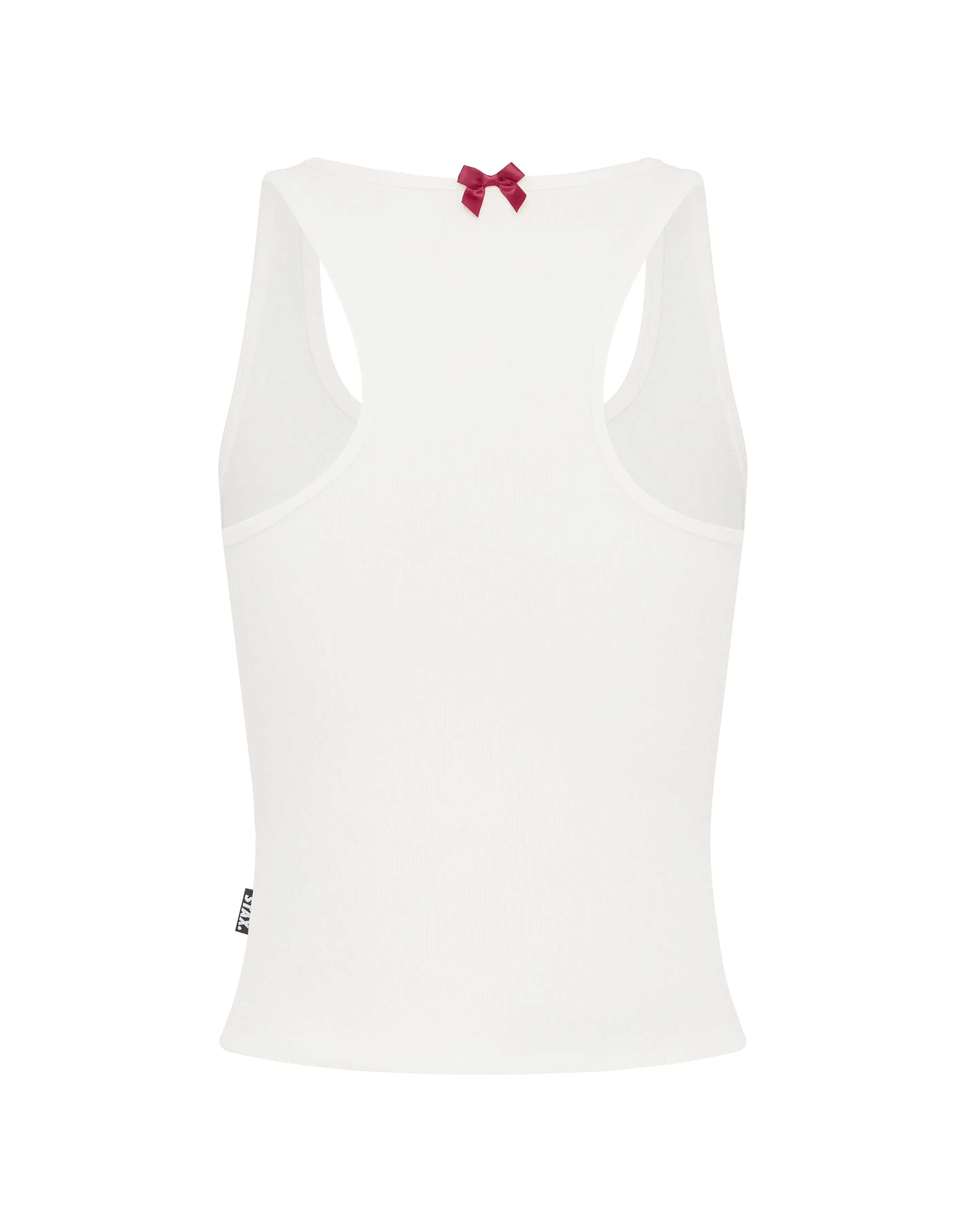 Sleep Ribbed Tank - White