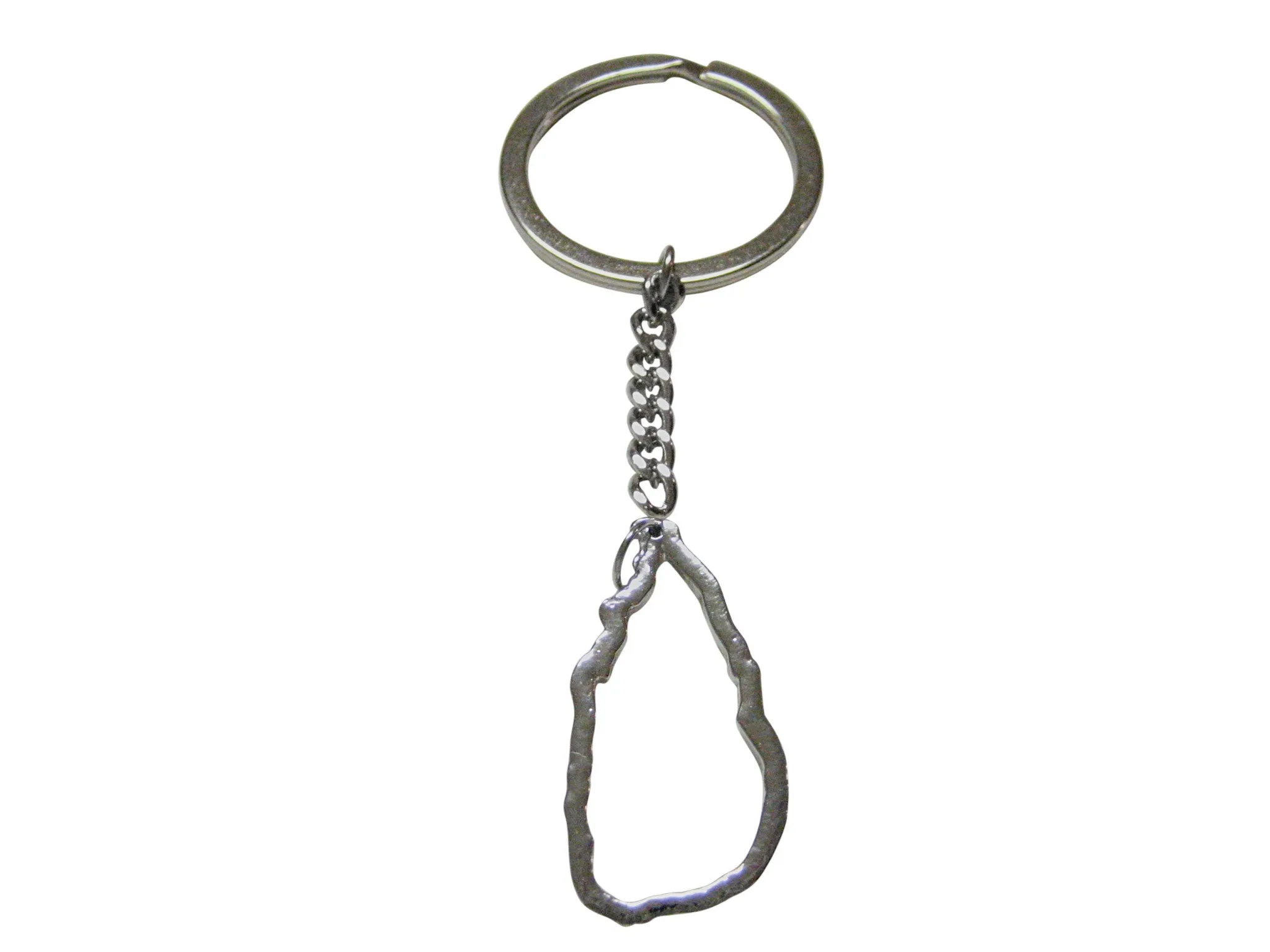 Sri Lanka Map Outline Keychain