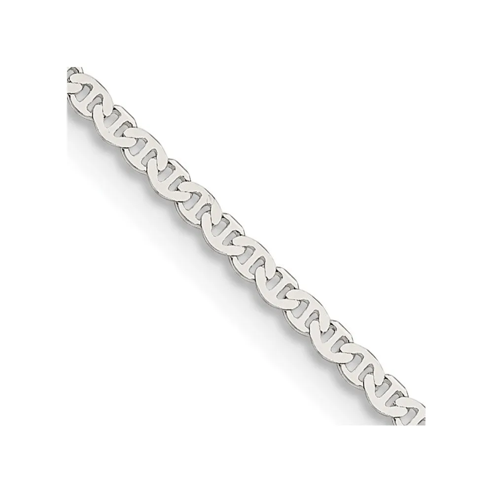 Sterling Silver 1.85mm Flat Anchor Chain