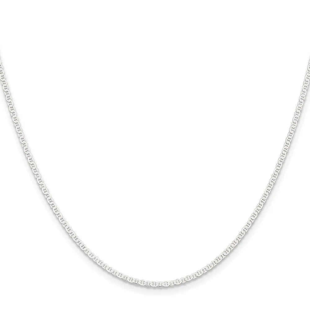 Sterling Silver 1.85mm Flat Anchor Chain