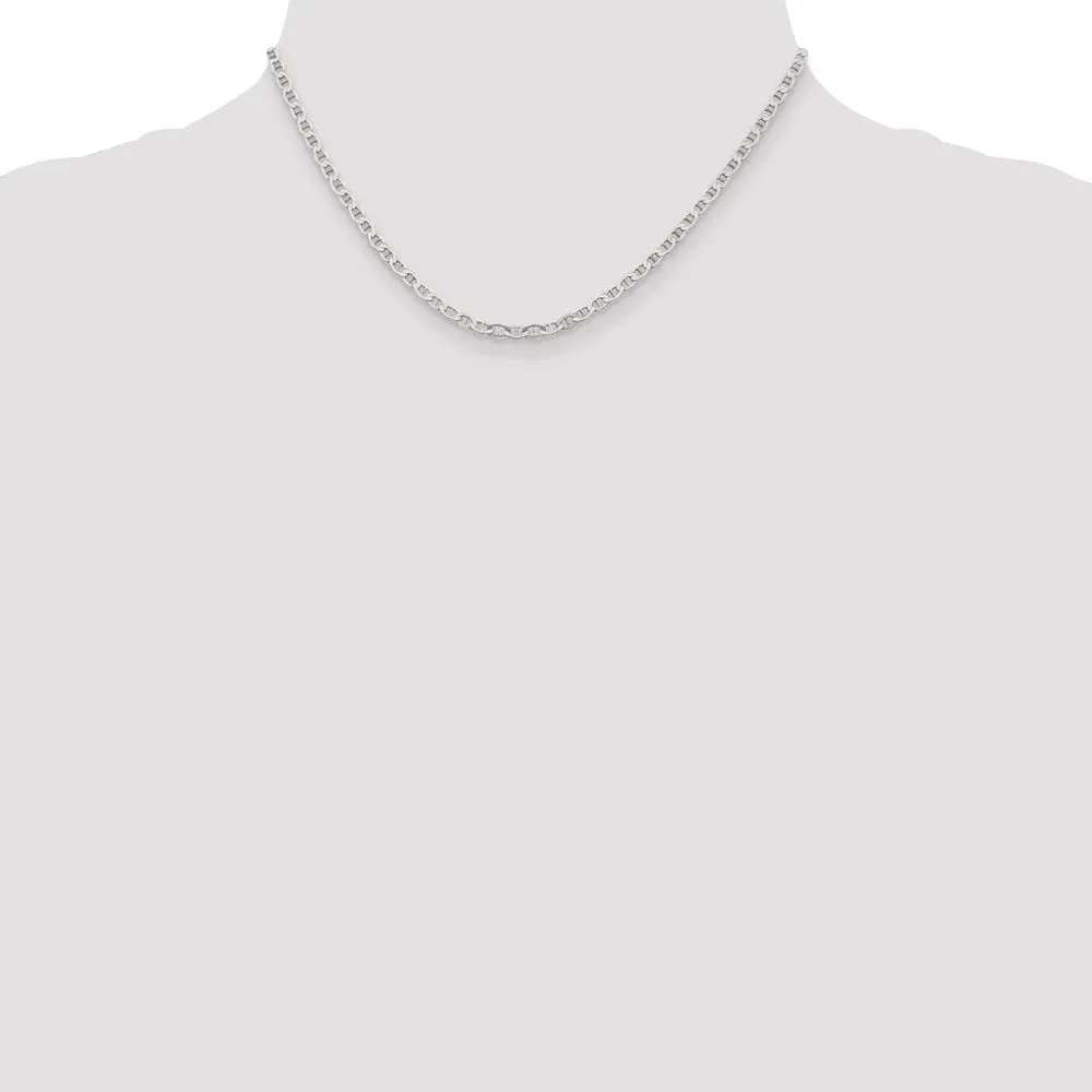 Sterling Silver 3.1mm Flat Anchor Chain