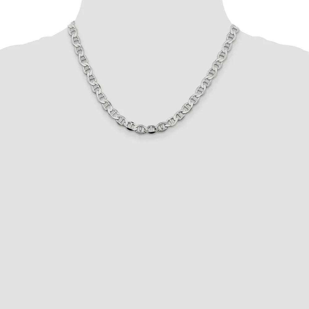 Sterling Silver 7.1mm Flat Anchor Chain