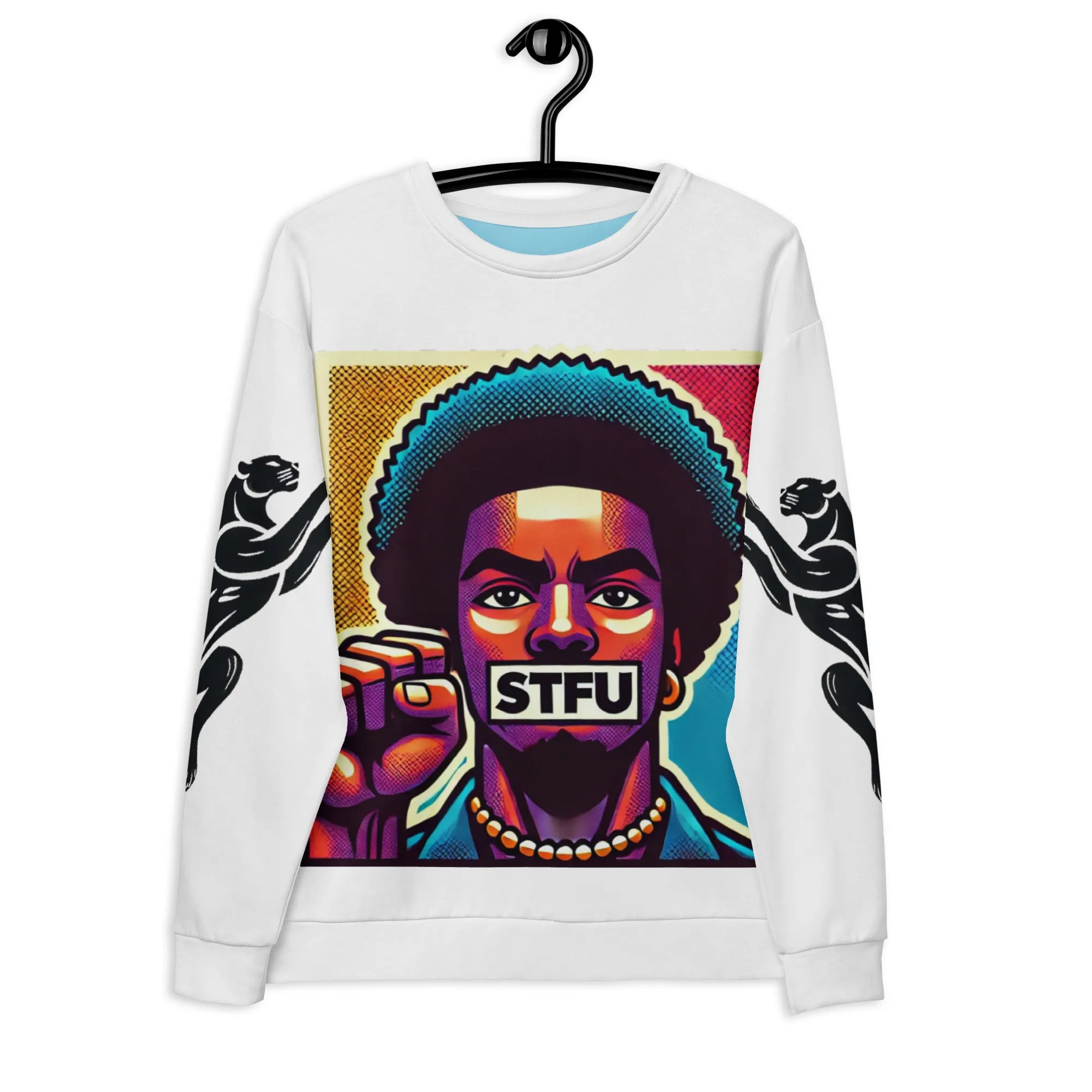 STFU Power Fist Unisex Sweatshirt - Panthers - Male