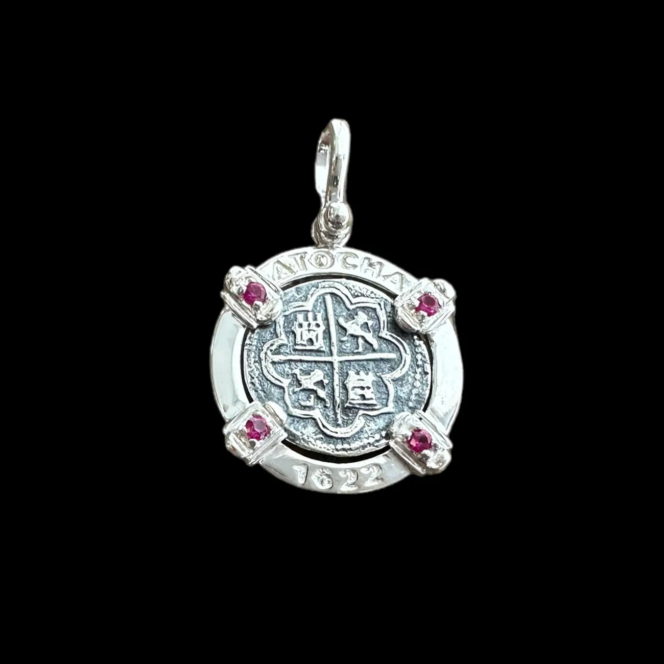 Tales of the ATOCHA - Atocha Re-creation Coin Pendant in Silver Mount