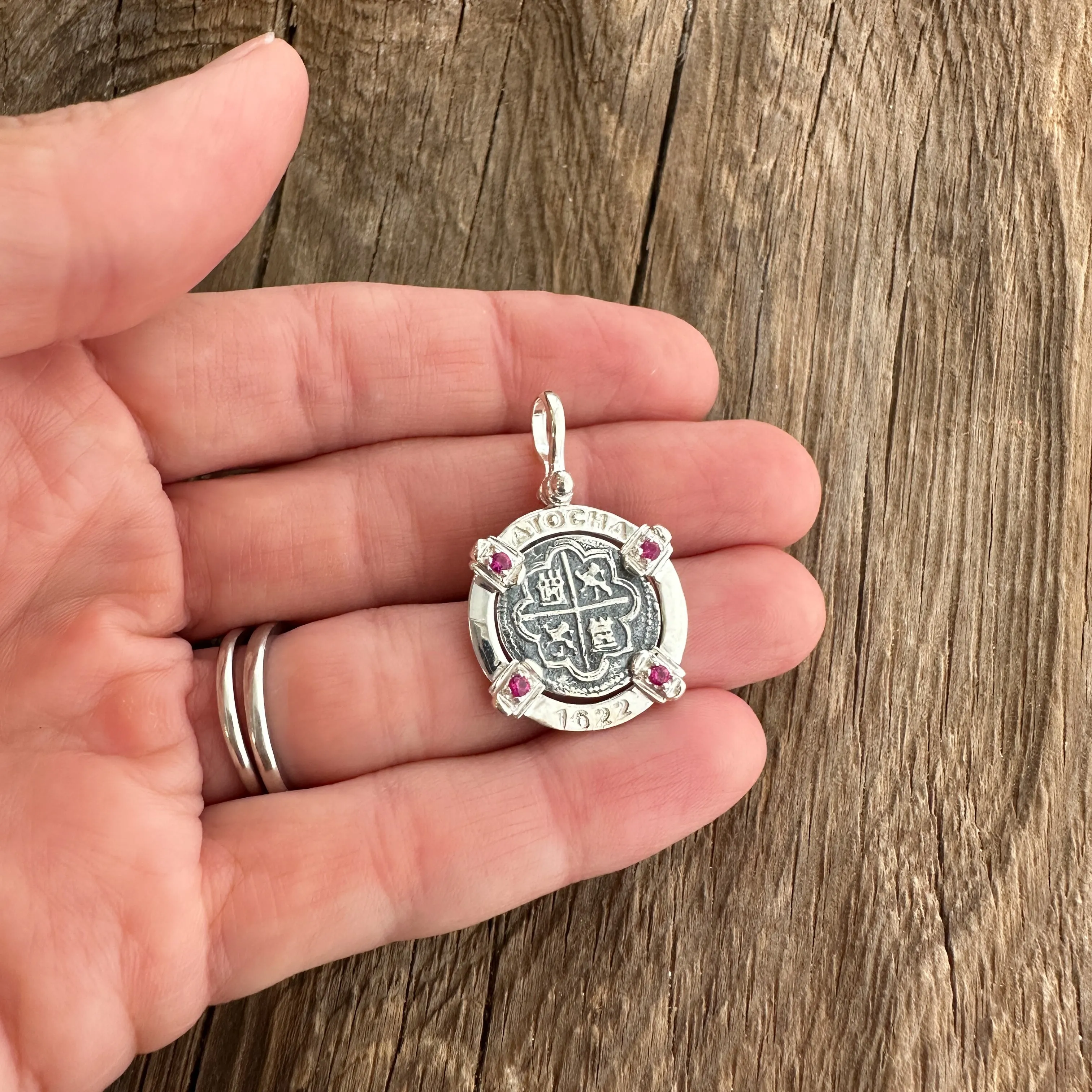 Tales of the ATOCHA - Atocha Re-creation Coin Pendant in Silver Mount