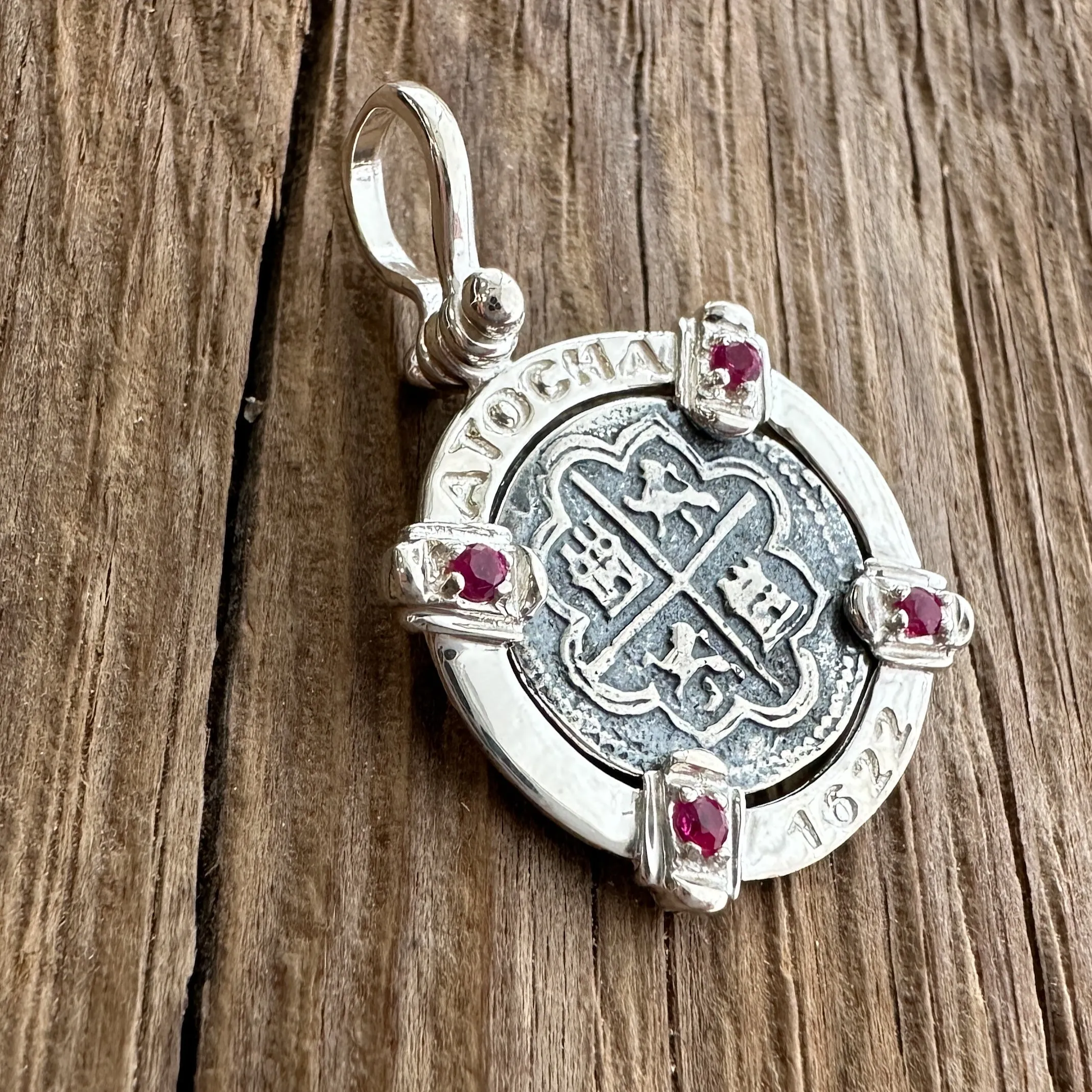 Tales of the ATOCHA - Atocha Re-creation Coin Pendant in Silver Mount