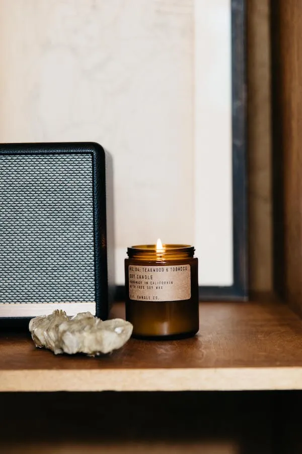 Teakwood & Tobacco Soy Candle