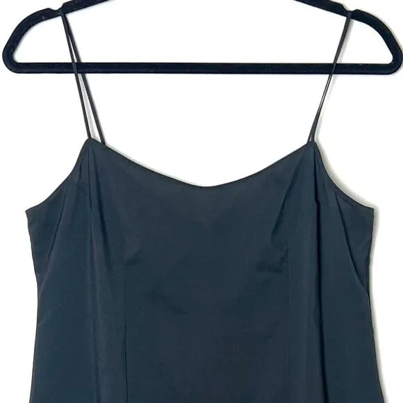 Teri Jon Slip Dress LBD Sleeveless 90s Style Black Sz 8