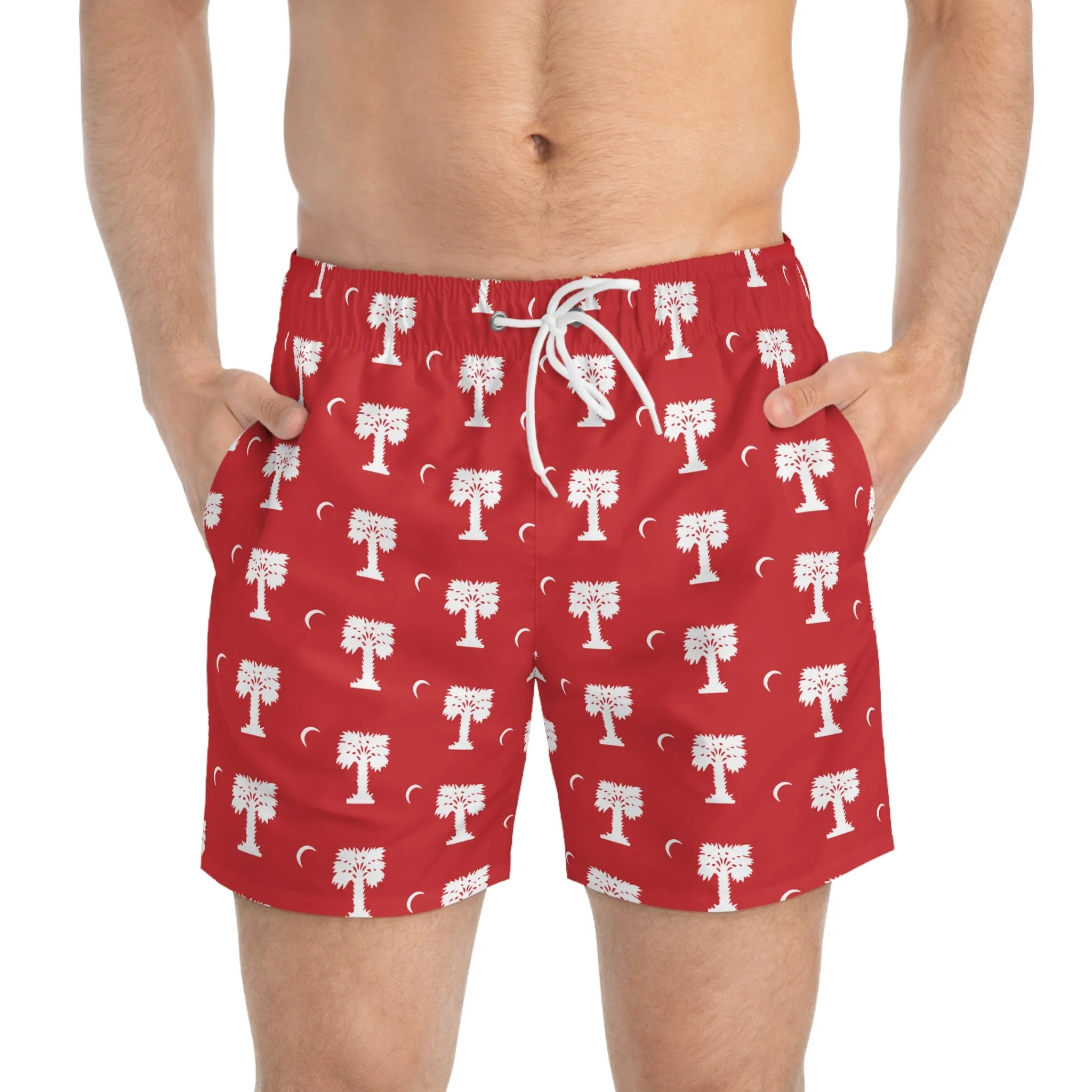 The Citadel, Big Red Pattern, Swim Trunks