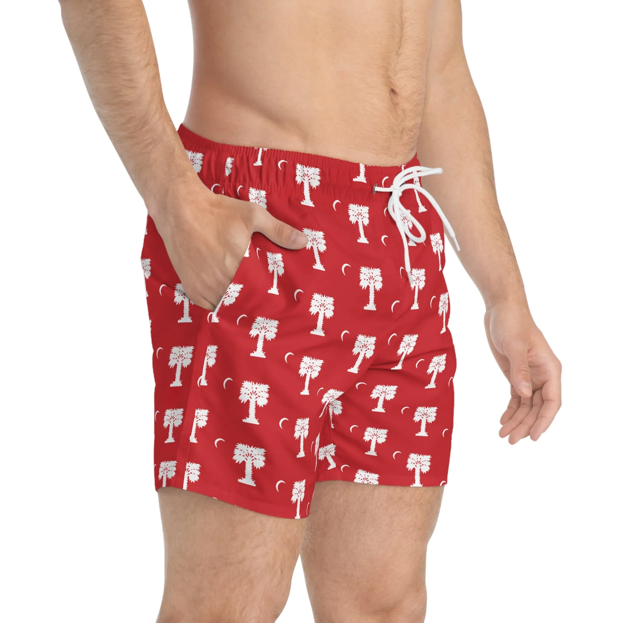 The Citadel, Big Red Pattern, Swim Trunks