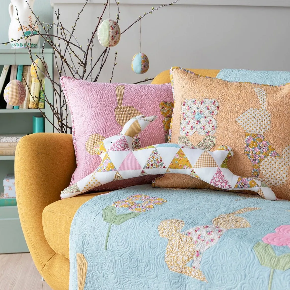 Tilda Creating Memories | Spring Hare Pillow Kit | Pink