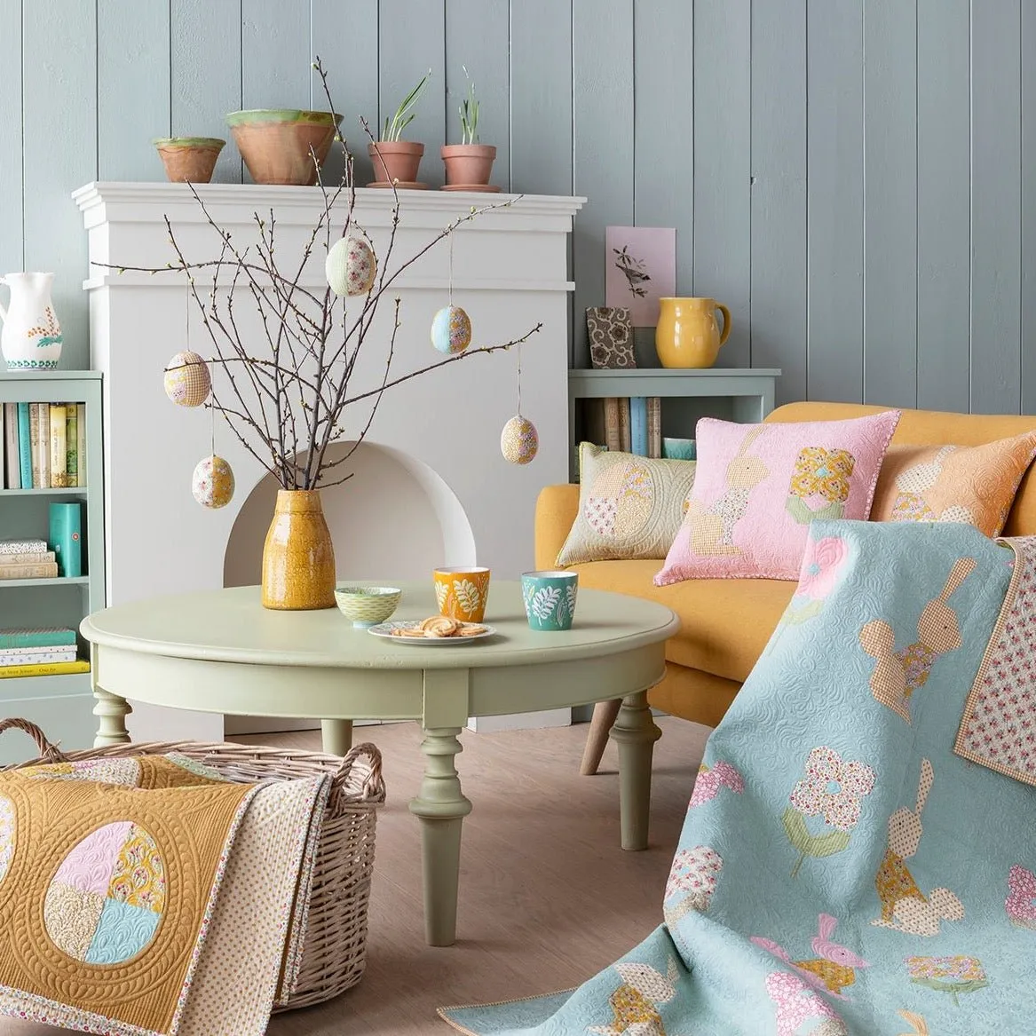 Tilda Creating Memories | Spring Hare Pillow Kit | Pink