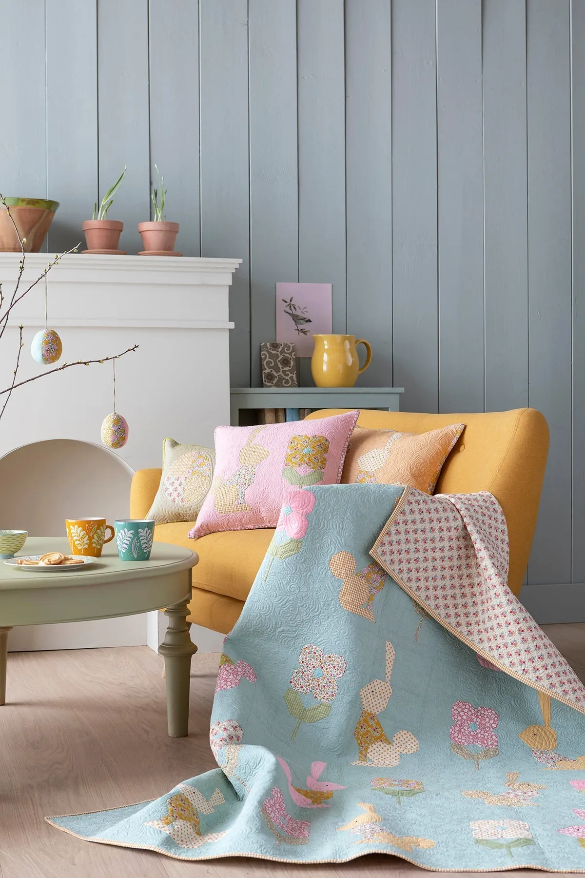 Tilda Creating Memories | Spring Hare Pillow Kit | Pink