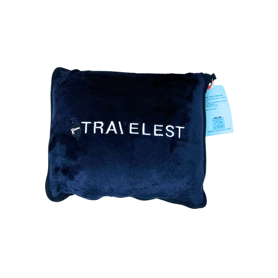 Travelest Foldable Travel Blanket with pouch
