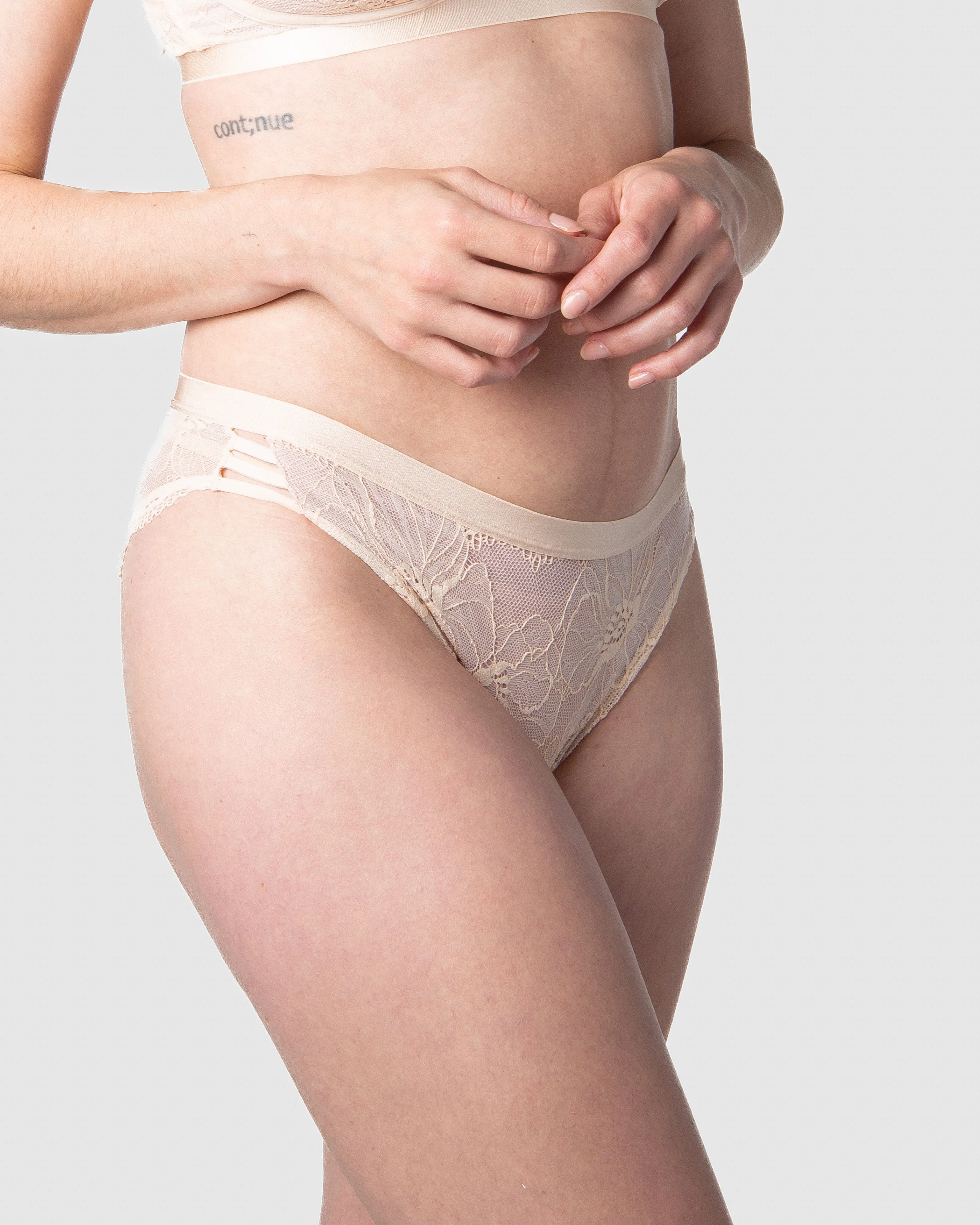 True Luxe Bikini Brief - Cameo