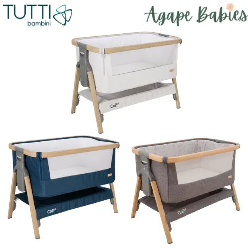 Tutti Bambini CoZee Bedside Crib  (1 year warranty)