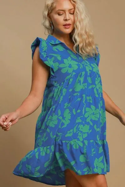 Umgee Azure Skies Tiered Dress