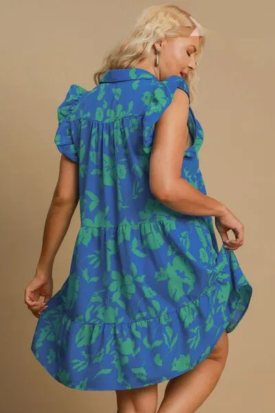 Umgee Azure Skies Tiered Dress