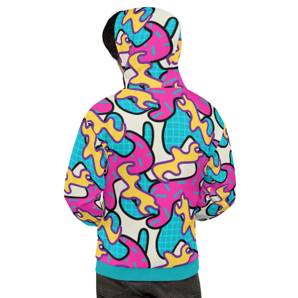 Unisex Hoodie, Memphis Curvy