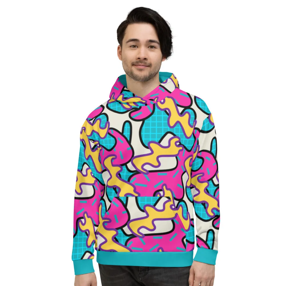 Unisex Hoodie, Memphis Curvy