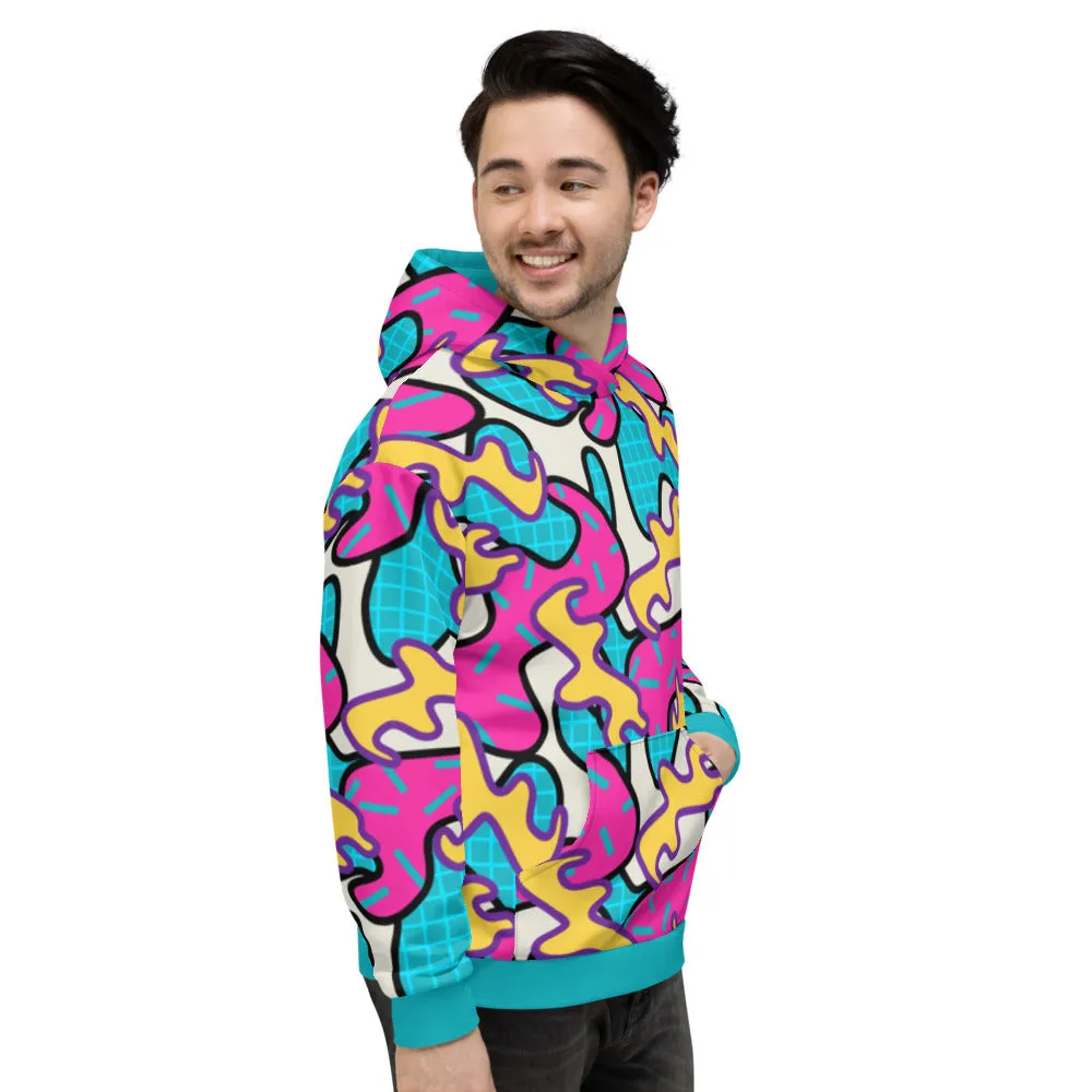 Unisex Hoodie, Memphis Curvy