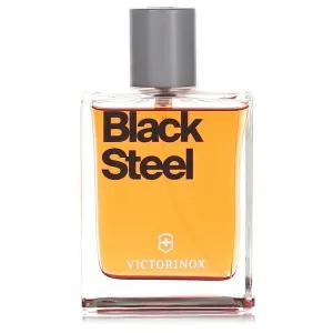 Victorinox Black Steel by Victorinox Eau De Toilette Spray (Unboxed) 3.4 oz (Men