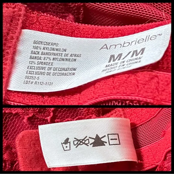 Vintage Y2K Coquette Red Sheer Lace Valentine’s Slip Dress. S/M. Babydoll Bow