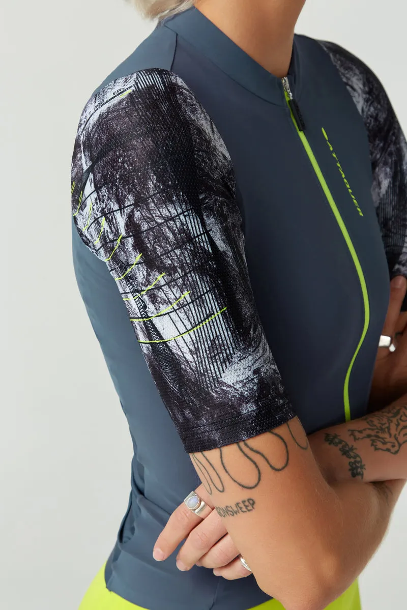 Women's Race SS Jersey 2.0 Erosion Shale/Lime